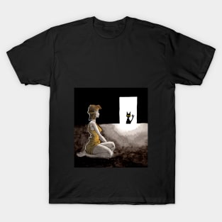 Sinister Cat Visitor T-Shirt